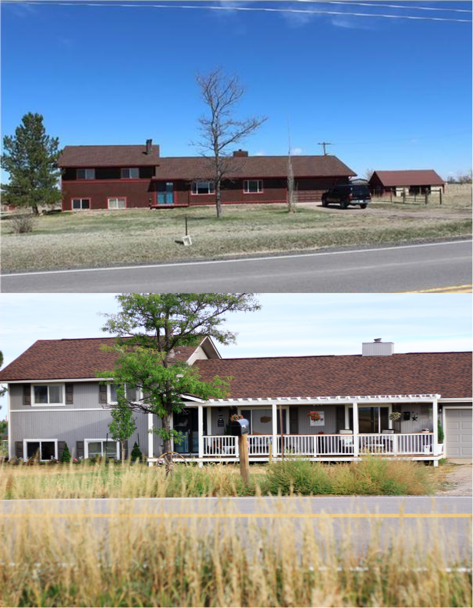 Complete deck and fence transformation — before and after