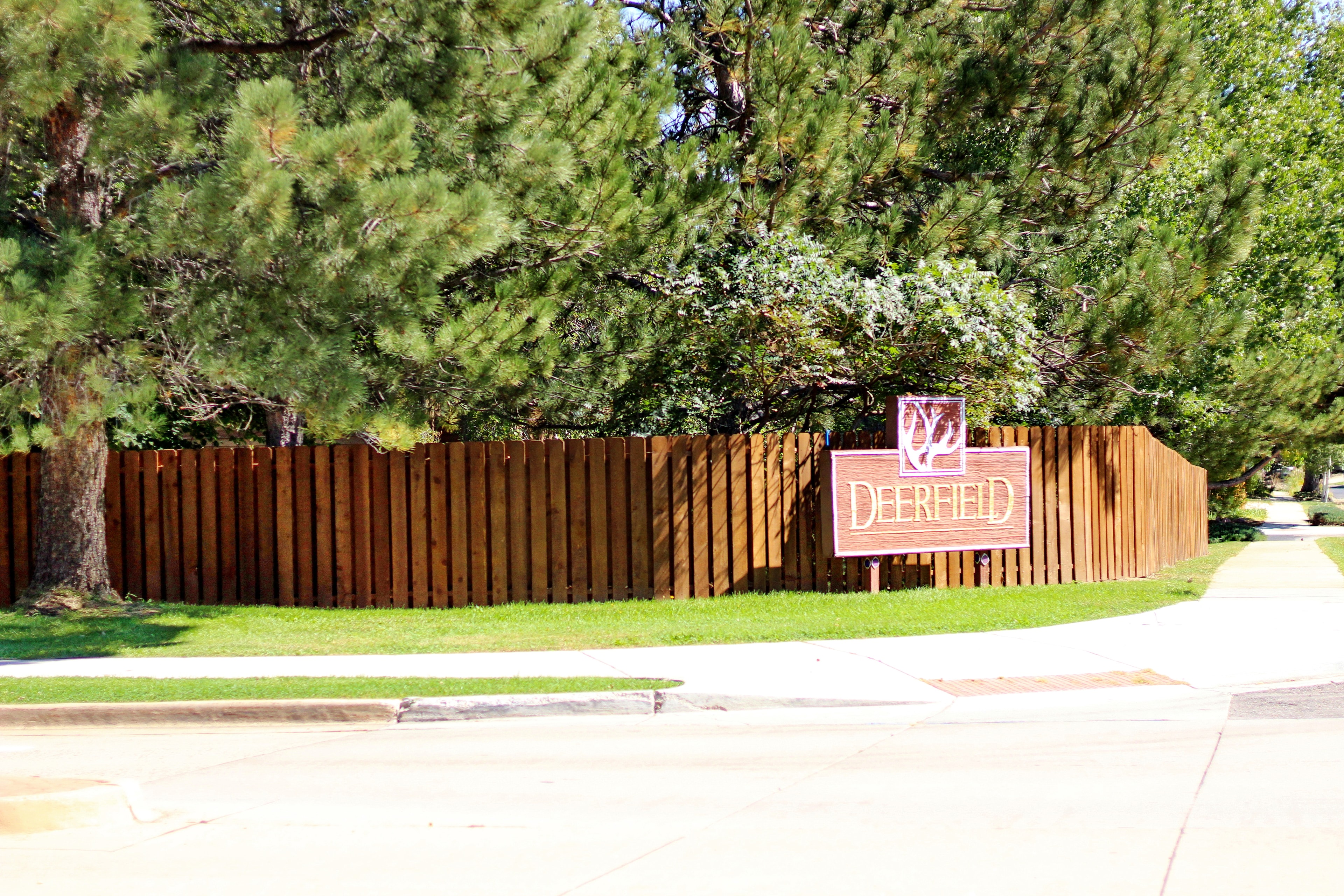 Custom deck build with privacy screens